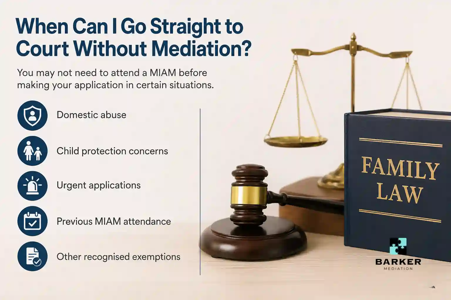 When Can I Go Straight to Court Without Mediation Gloucestershire?